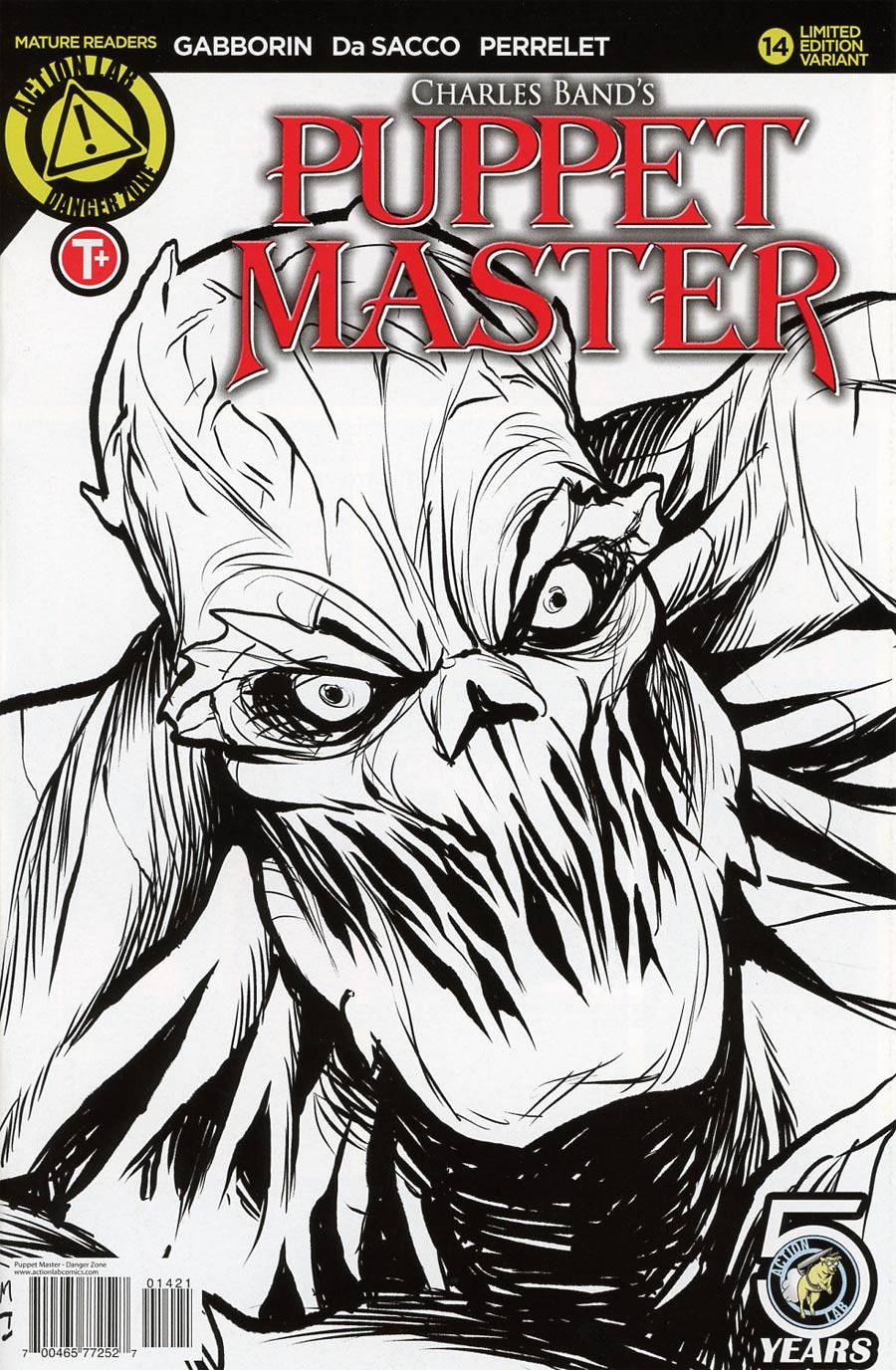 Puppet Master #14 Cover B Variant Michela Da Sacco Sketch Cover
