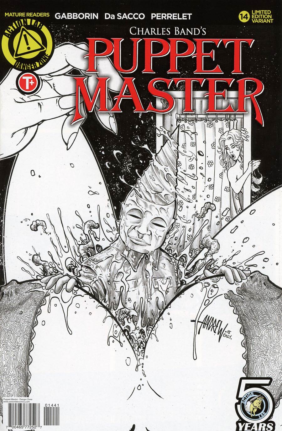 Puppet Master #14 Cover D Variant Andrew Mangum Kill Sketch Cover