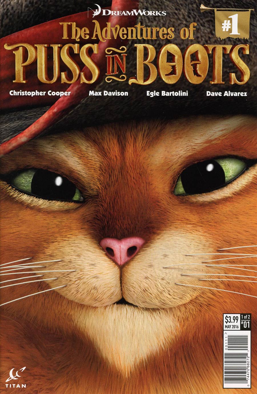 Puss In Boots #1 Cover A Regular CGI Cover