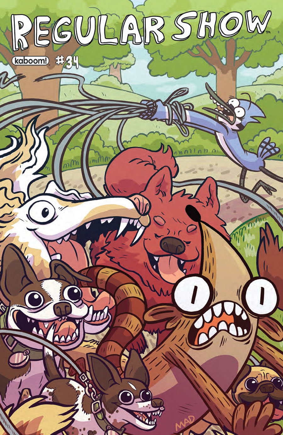 Regular Show #34 Cover A Regular Mad Rupert Cover