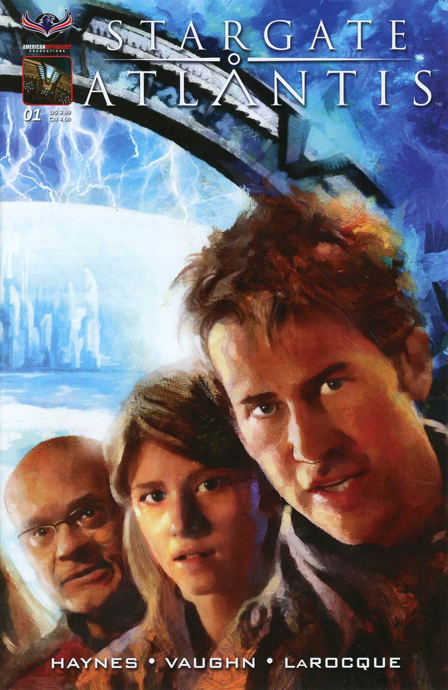 Stargate Atlantis Back To Pegasus #1 Cover B Variant Mark Wheatley Wraparound Subscription Cover