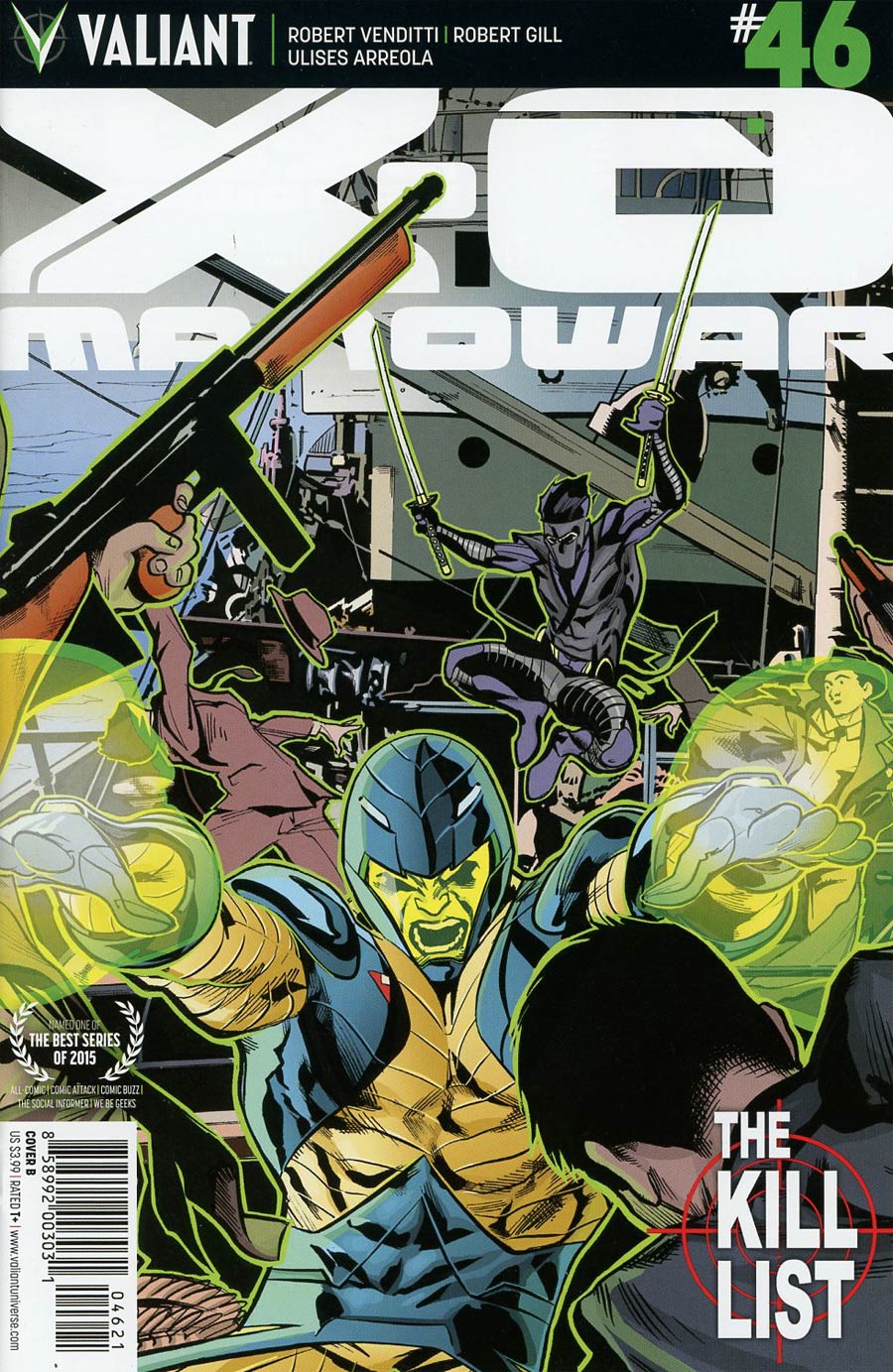 X-O Manowar Vol 3 #46 Cover B Variant Stephen Mooney Cover