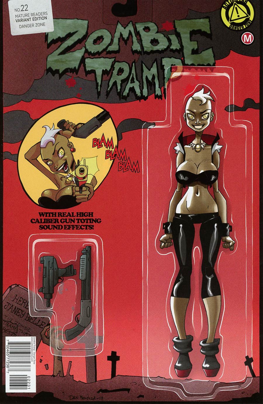 Zombie Tramp Vol 2 #22 Cover C Variant Dan Mendoza Action Figure Cover