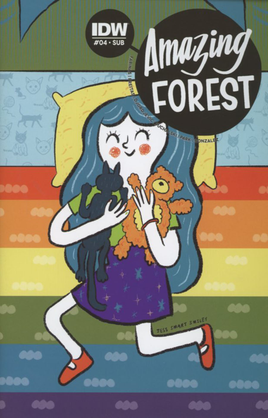 Amazing Forest #4 Cover B Variant Jess Smart Smiley Subscription Cover