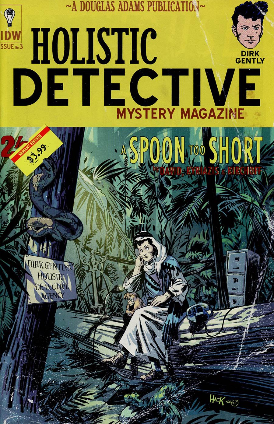 Dirk Gentlys Holistic Detective Agency A Spoon Too Short #3 Cover B Variant Robert Hack Subscription Cover