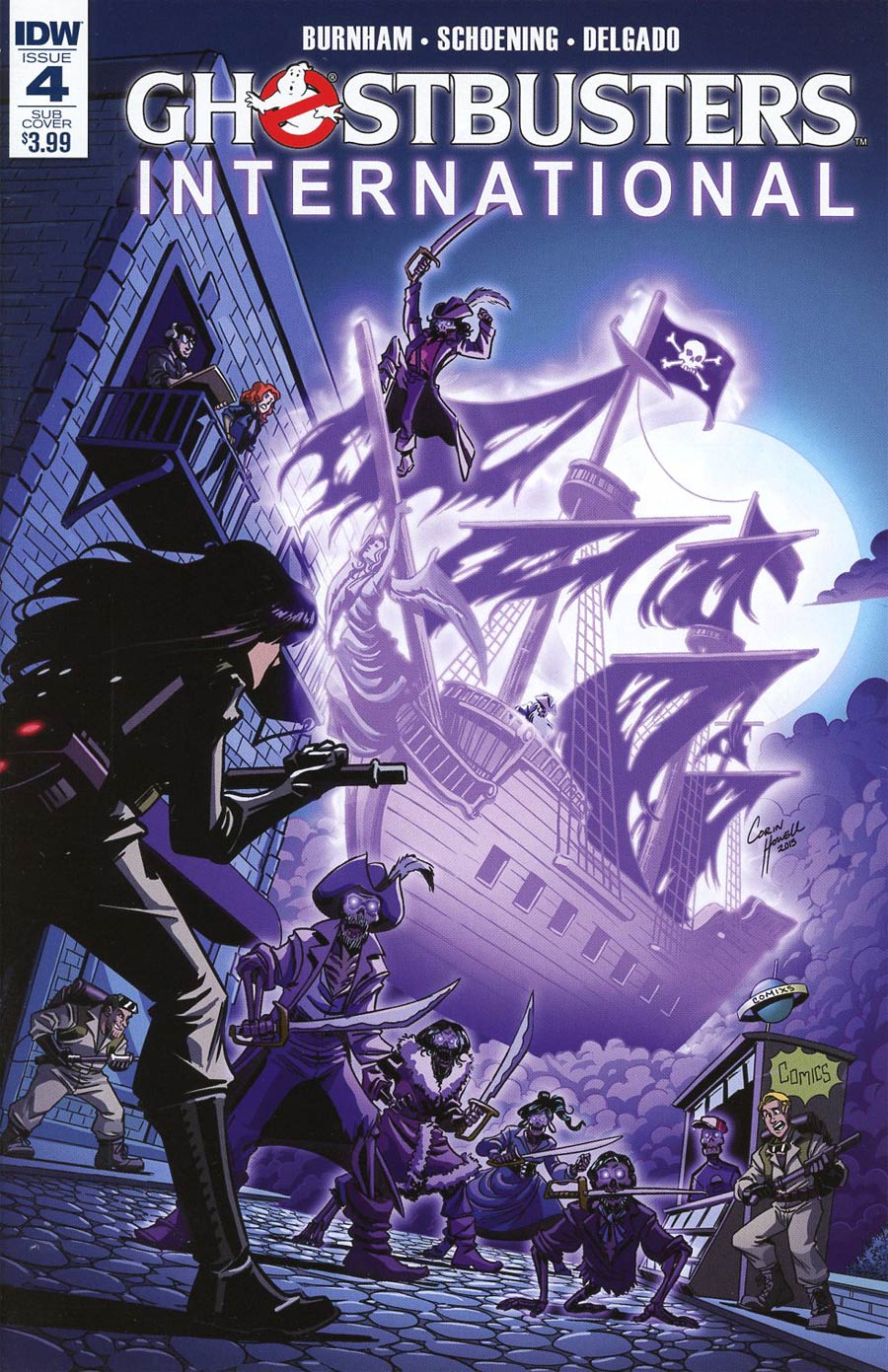 Ghostbusters International #4 Cover B Variant Corin Howell Subscription Cover