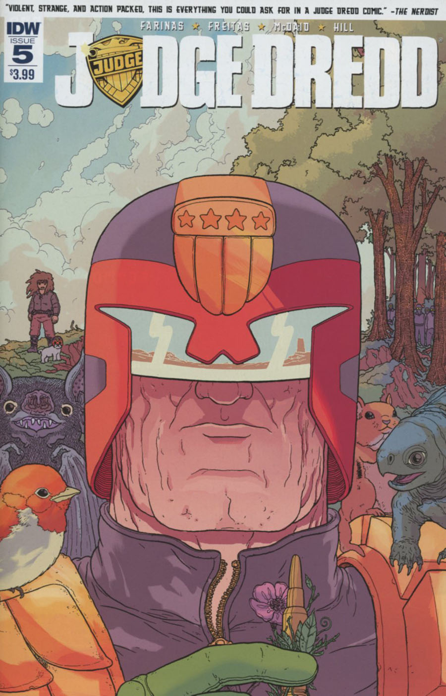 Judge Dredd Vol 5 #5 Cover A Regular Ulises Farinas Cover