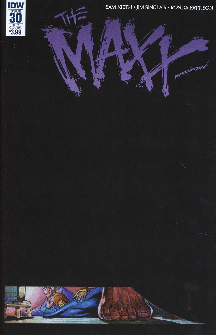 Maxx Maxximized #30 Cover B Variant Sam Kieth Subscription Cover