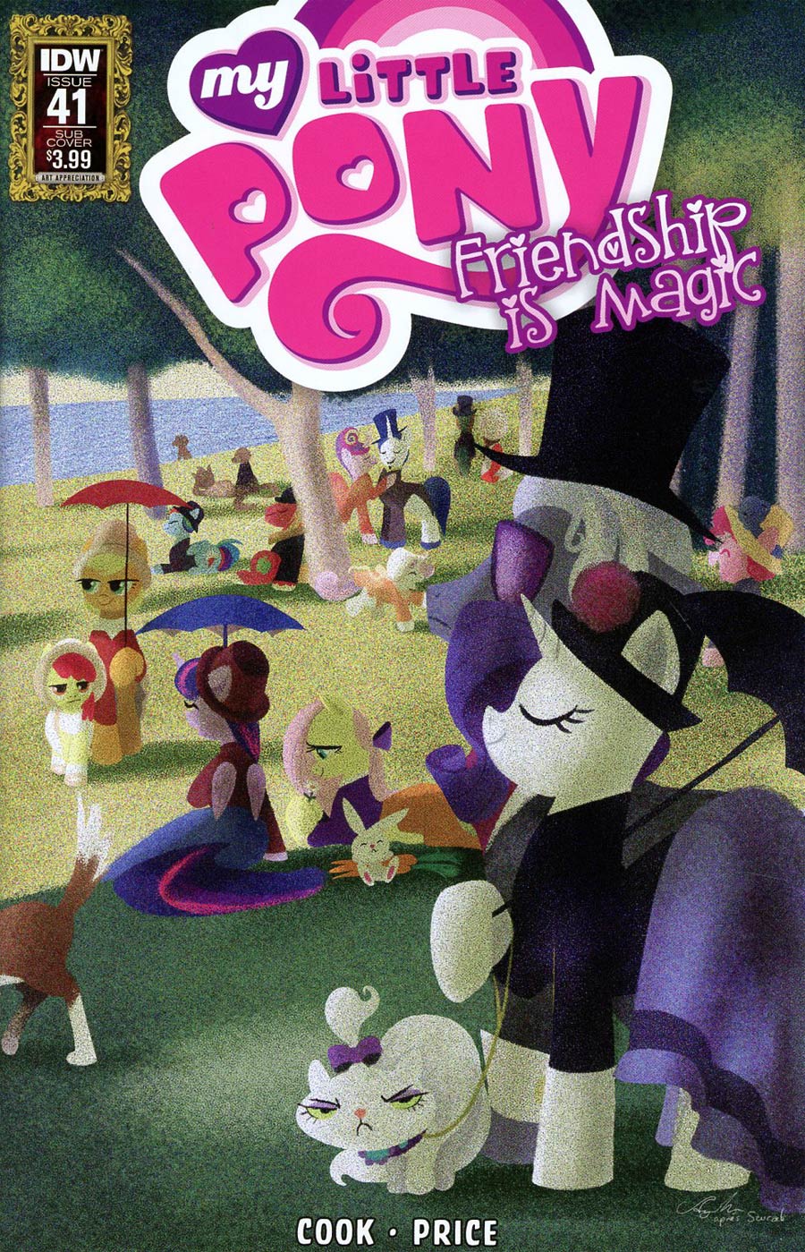 My Little Pony Friendship Is Magic #41 Cover B Variant Amy Mebberson Art Appreciation Cover