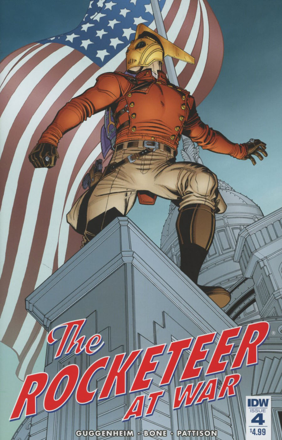 Rocketeer At War #4 Cover B Variant Nick Bradshaw Subscription Cover