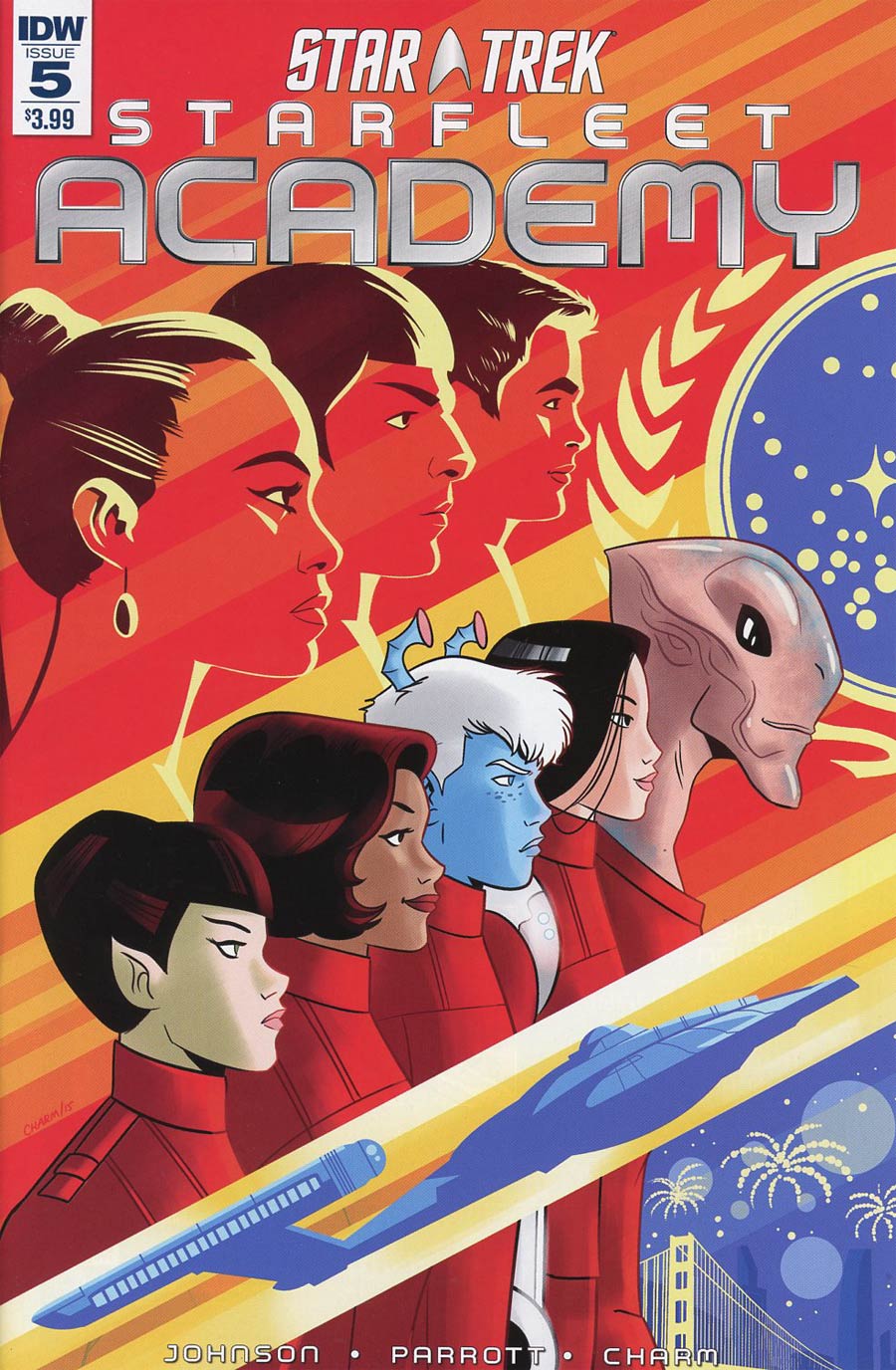 Star Trek Starfleet Academy (IDW) #5 Cover A Regular Derek Charm Cover