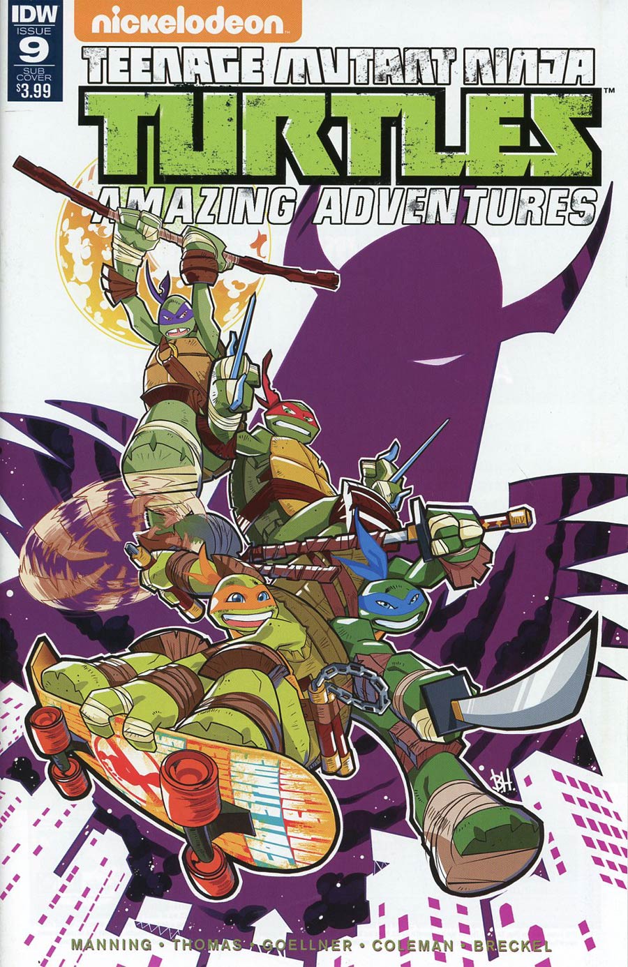 Teenage Mutant Ninja Turtles Amazing Adventures #9 Cover B Variant Ben Harvey Subscription Cover