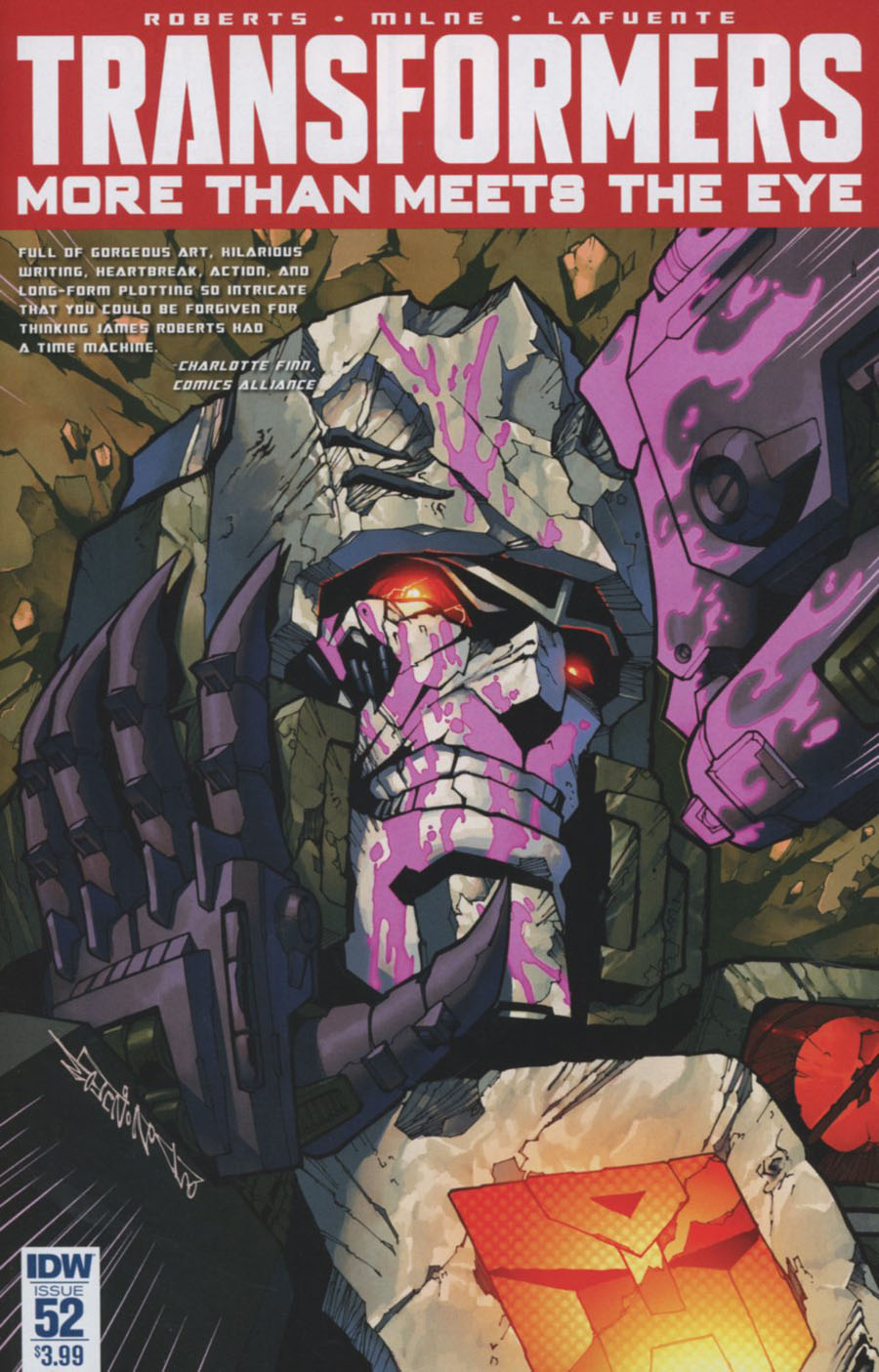 Transformers More Than Meets The Eye #52 Cover A Regular Alex Milne Cover