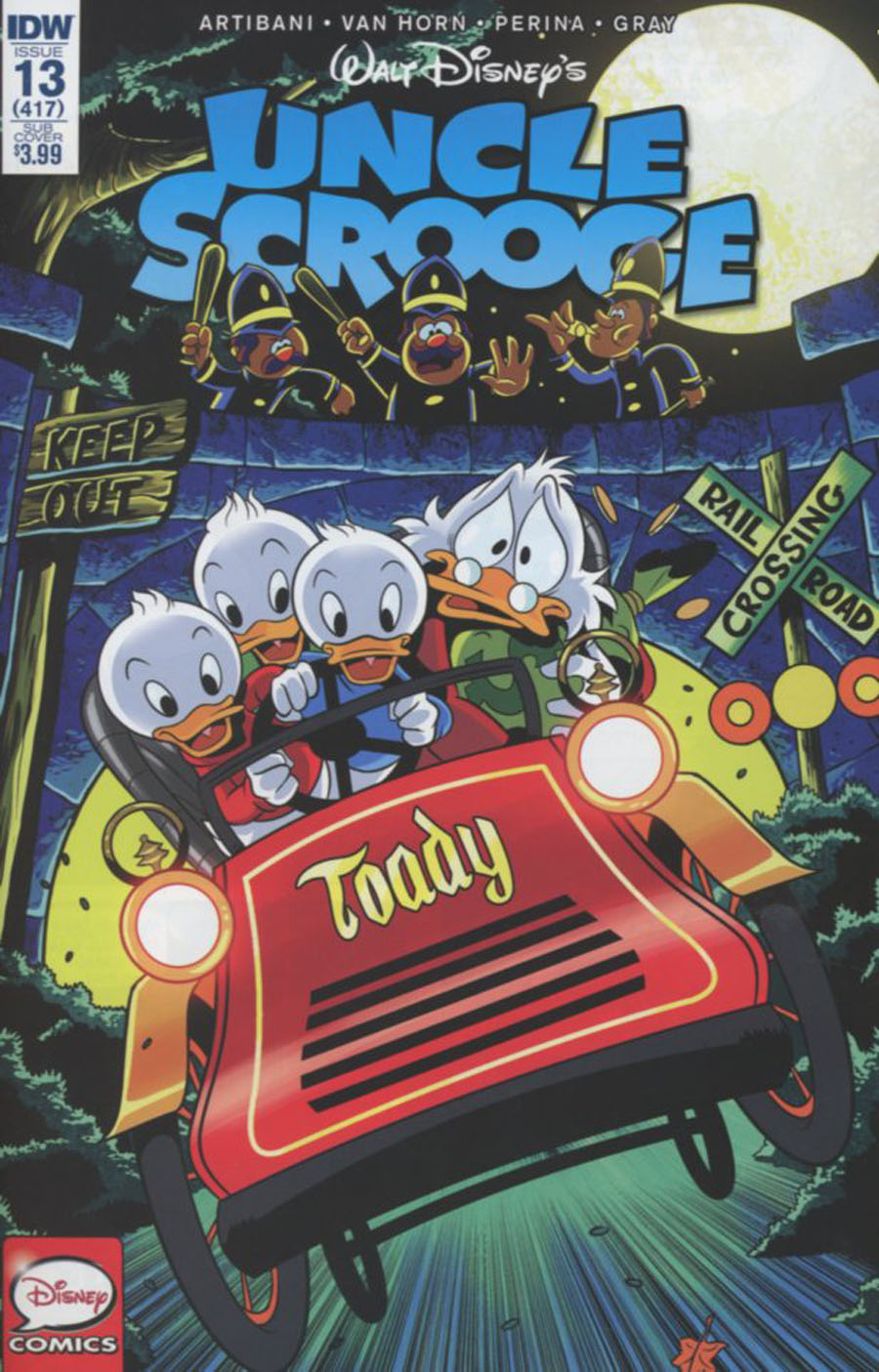 Uncle Scrooge Vol 2 #13 Cover B Variant Derek Charm Mr Toads Wild Ride Subscription Cover