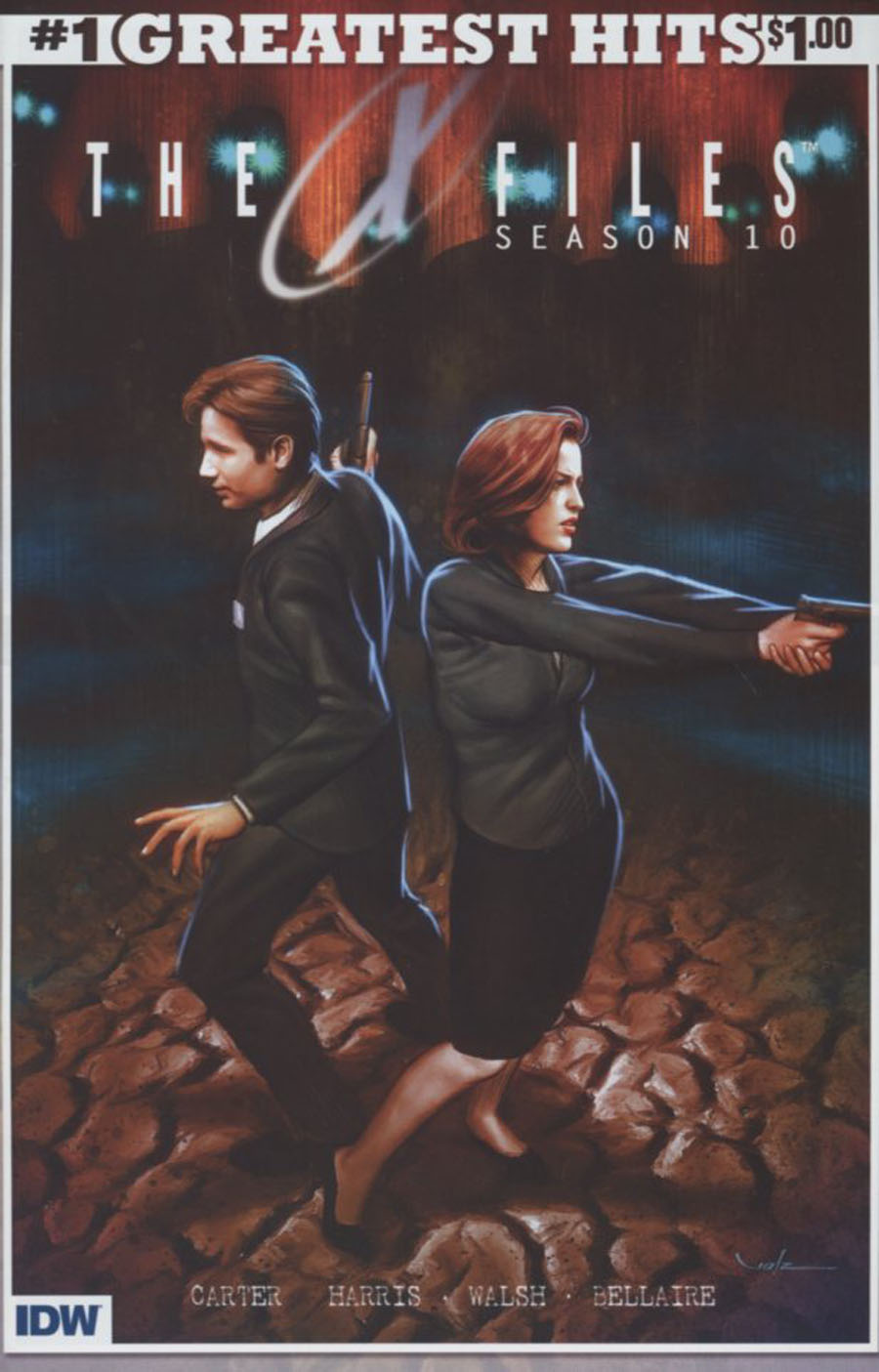 X-Files Season 10 #1 Cover K IDWs Greatest Hits