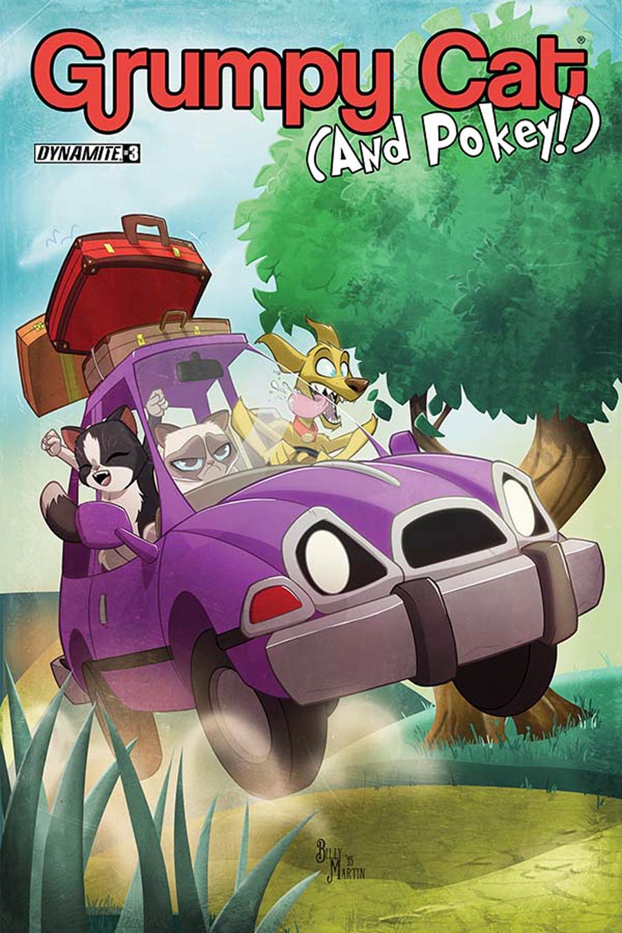 Grumpy Cat & Pokey #3 Cover B Variant Billy Martin Cover