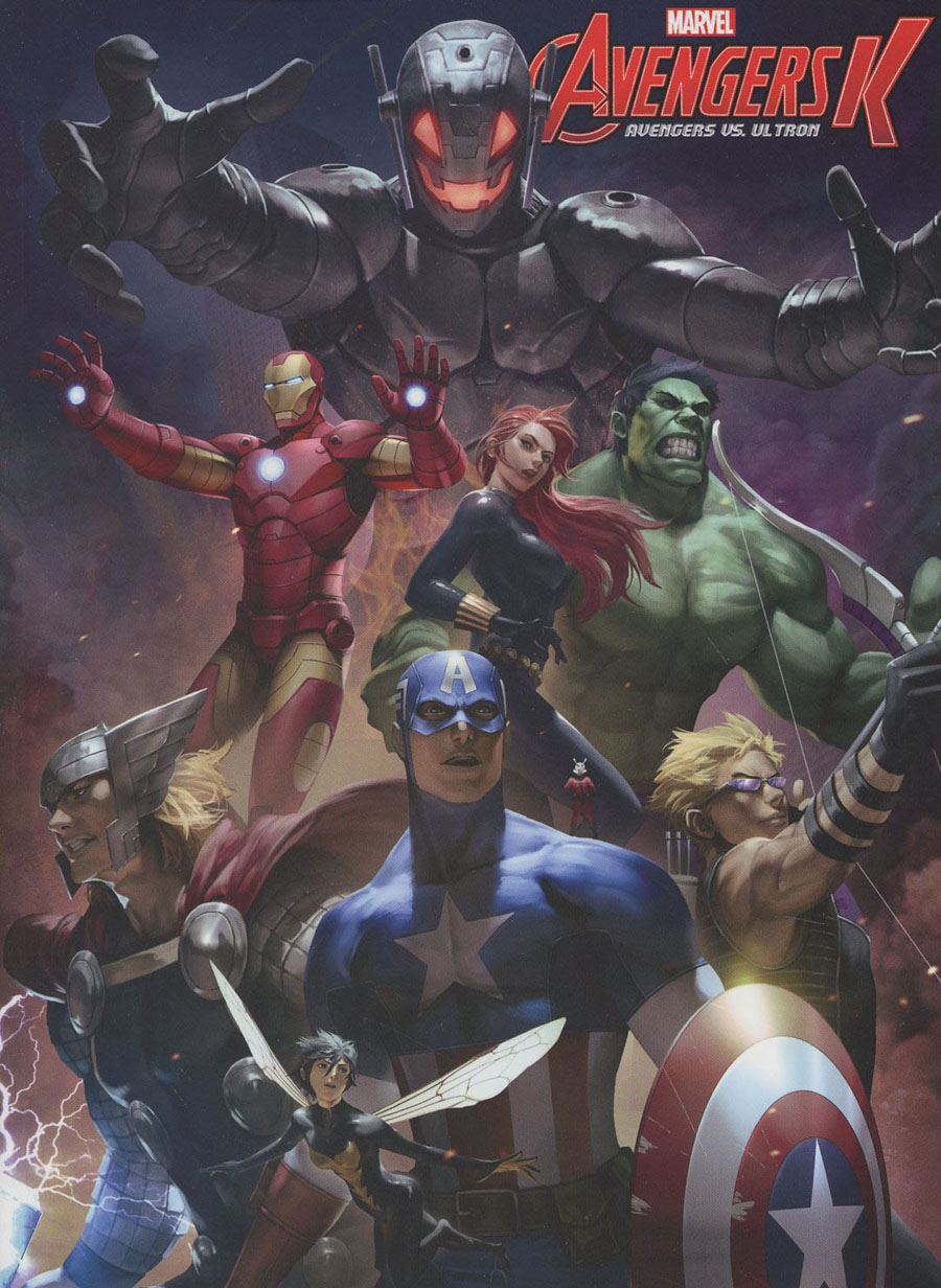 Avengers K Book 1 Avengers vs Ultron TP Direct Market Woo Chul Lee Variant Cover