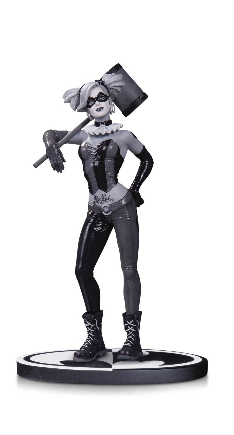 Batman Black & White Series Harley Quinn Mini Statue By Lee Bermejo