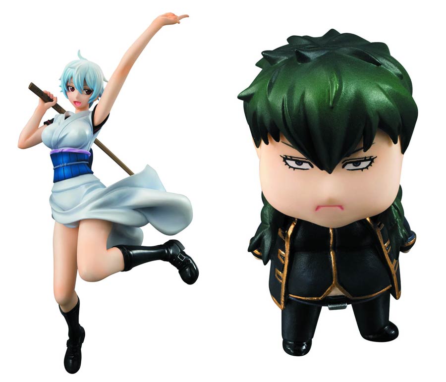 Gin Tama Ginko Sakata & Tenko GEM PVC Figure