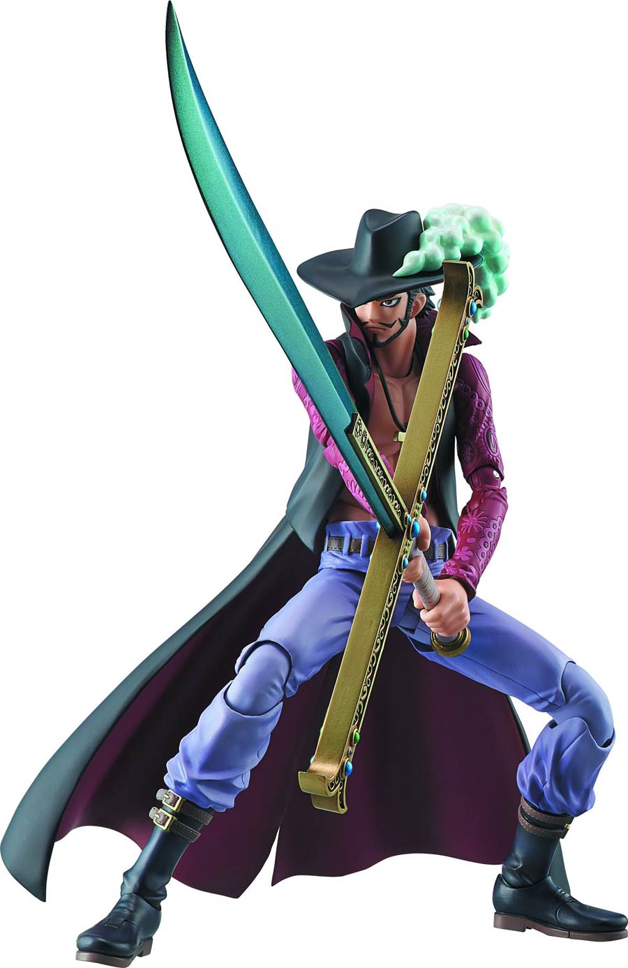 One Piece Dracule Mihawk Variable Action Hero PVC Figure