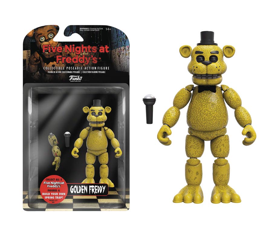 Five Nights At Freddys Golden Freddy 5-Inch Action Figure