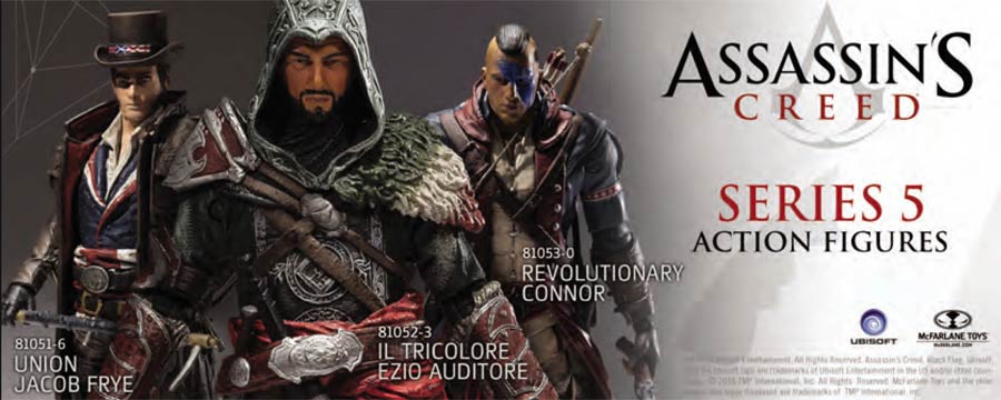 Assassins Creed Series 5 Action Figure Assortment Case