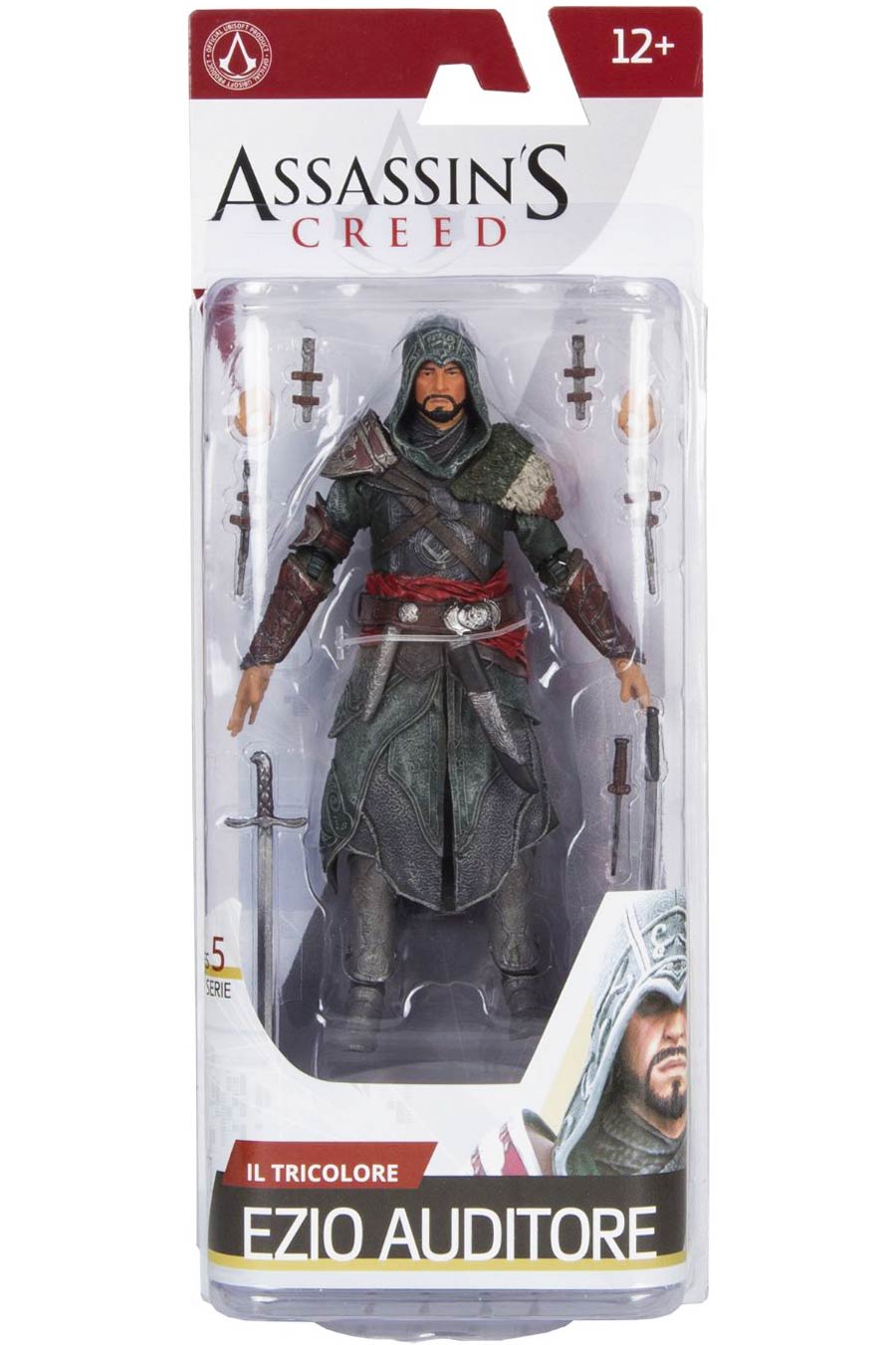 Assassins Creed Series 5 Il Tricolore Ezio Auditore Action Figure Case