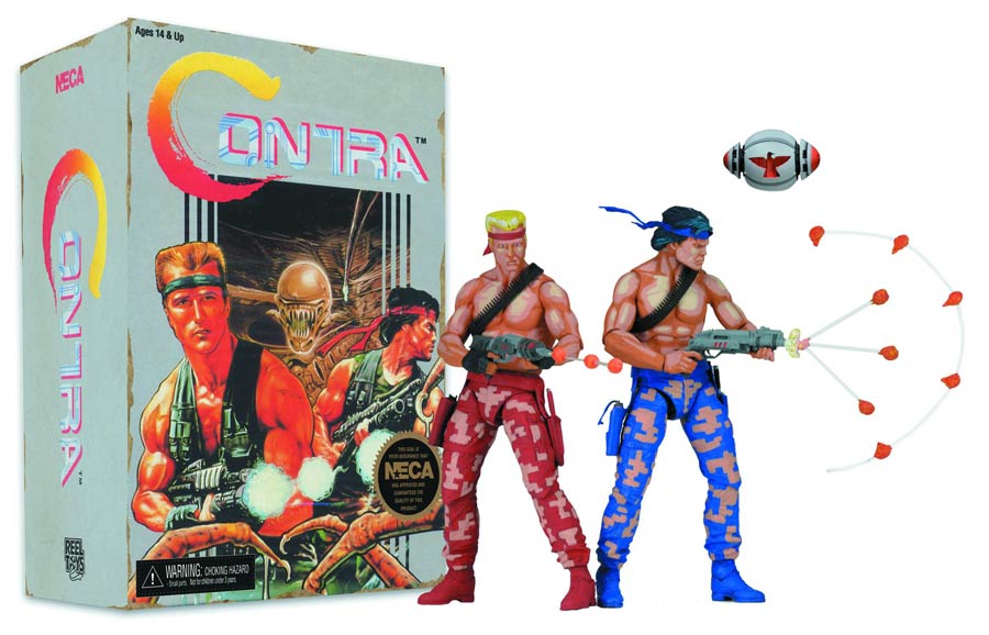 Contra Bill & Lance 7-Inch Scale Action Figure 2-Pack