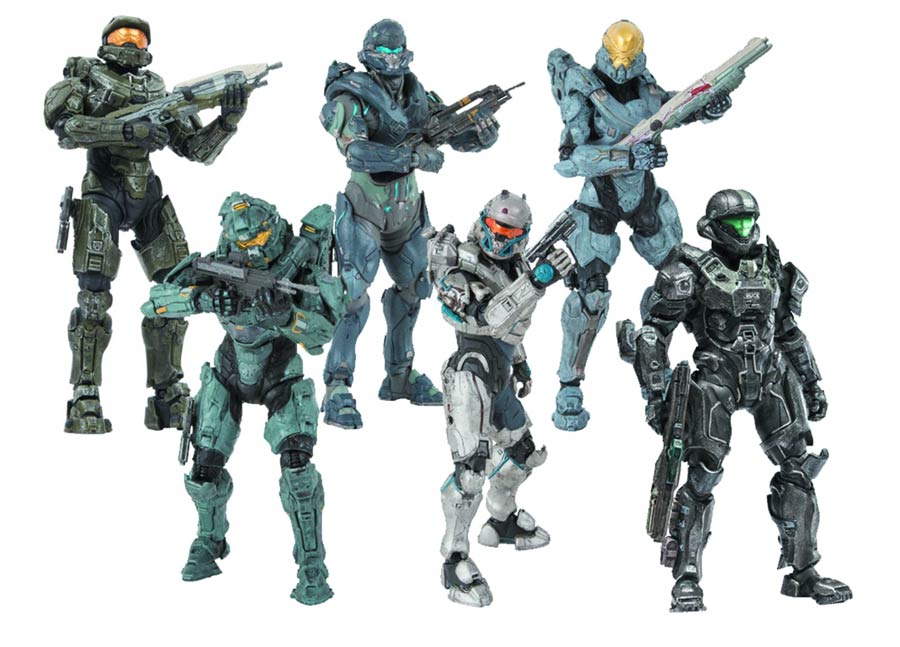 Halo 5 Guardians Best Of Action Figure Assortment Case