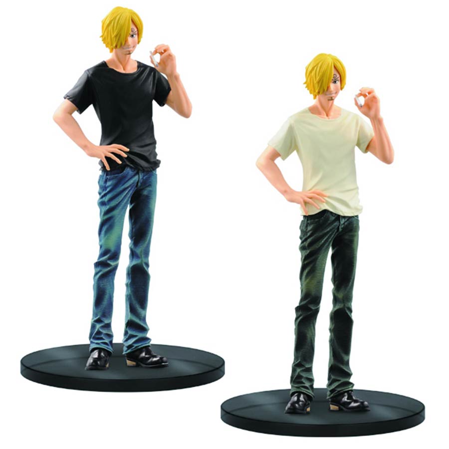 One Piece Master Stars Piece Jeans Sanji Figure Assortment Case