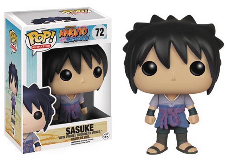 POP Animation 72 Naruto Sasuke Vinyl Figure