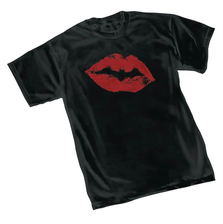 Batman Bat-Lips T-Shirt Large