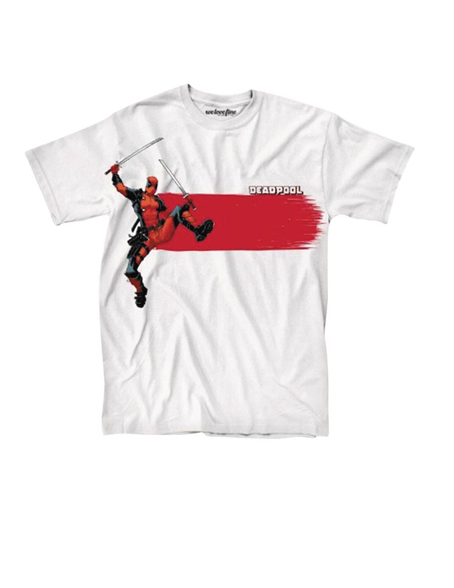 Deadpool 2 Sword Previews Exclusive Black T-Shirt Large