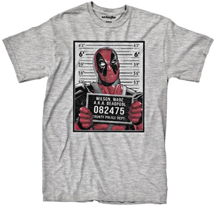 Deadpool Mugshot T-Shirt Large