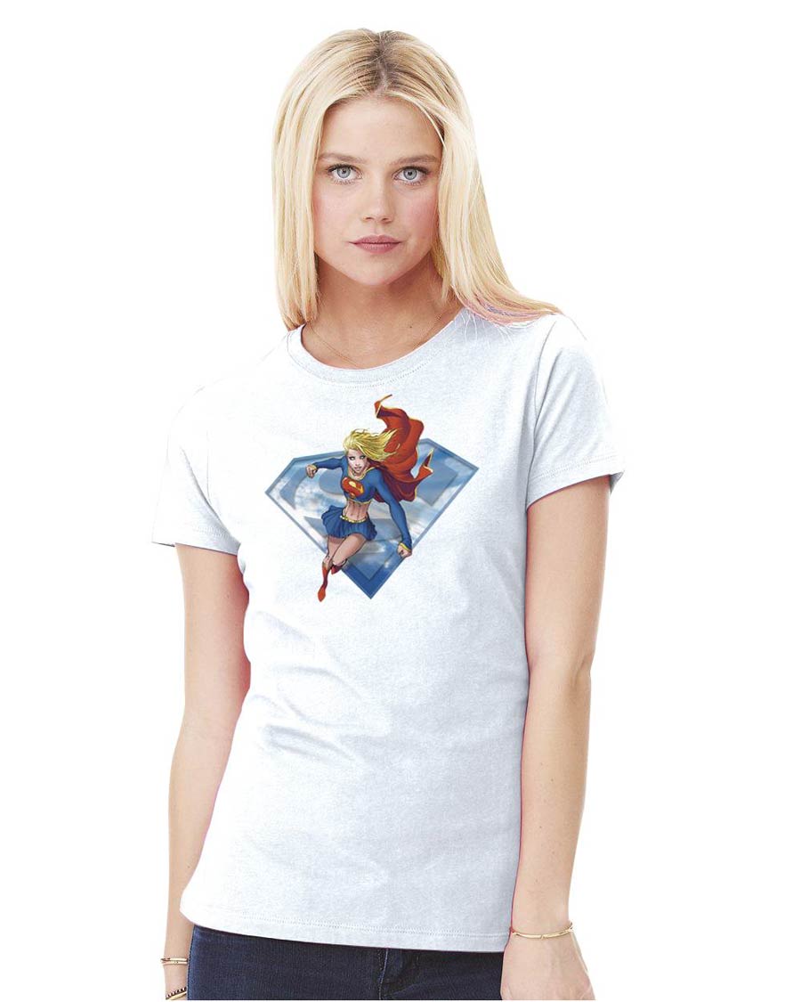 Supergirl By Michael Turner Womens T-Shirt Large