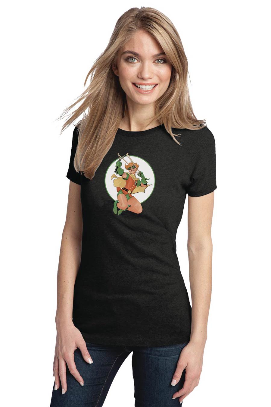 Dark Knight III The Master Race Carrie By Terry Dodson Womens T-Shirt Large
