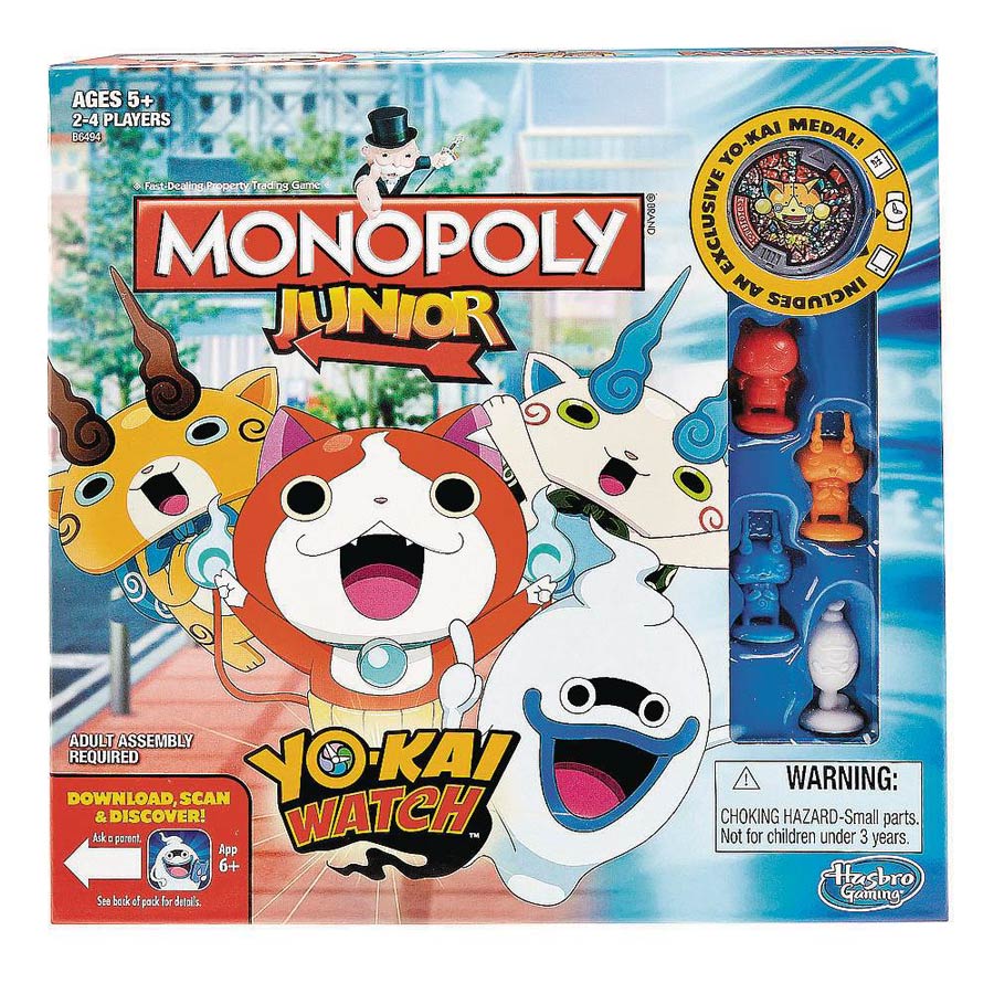Monopoly Jr Yo-Kai Watch Edition Case