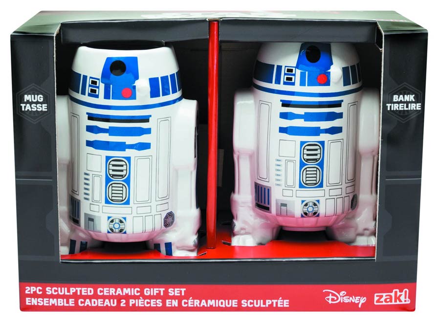 Star Wars R2-D2 Molded Bank And Mug 2-Pack Set