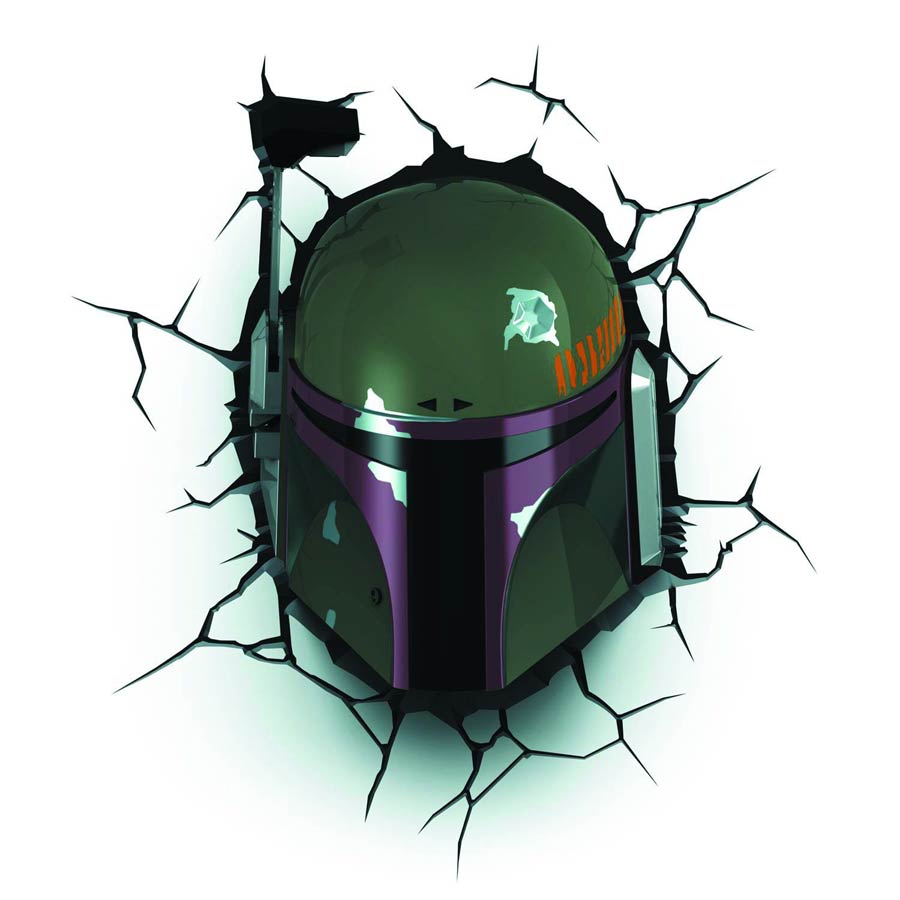 Star Wars Episode VII The Force Awakens 3D Wall Light - Boba Fett