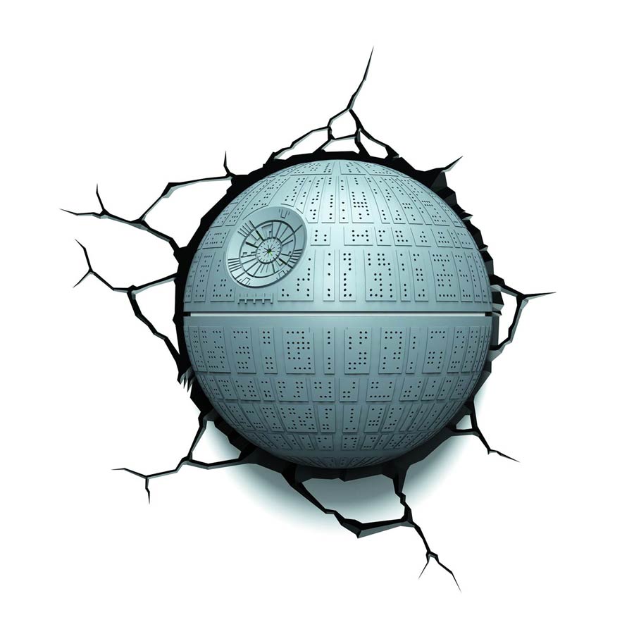 Star Wars Episode VII The Force Awakens 3D Wall Light - Death Star