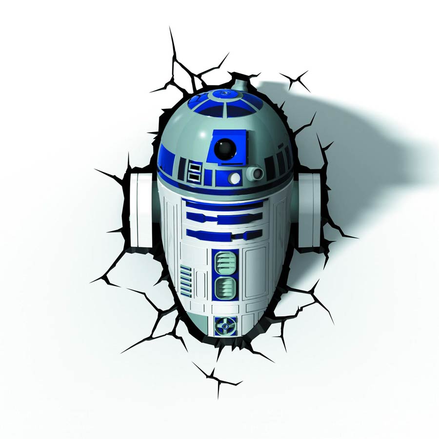 Star Wars Episode VII The Force Awakens 3D Wall Light - R2-D2