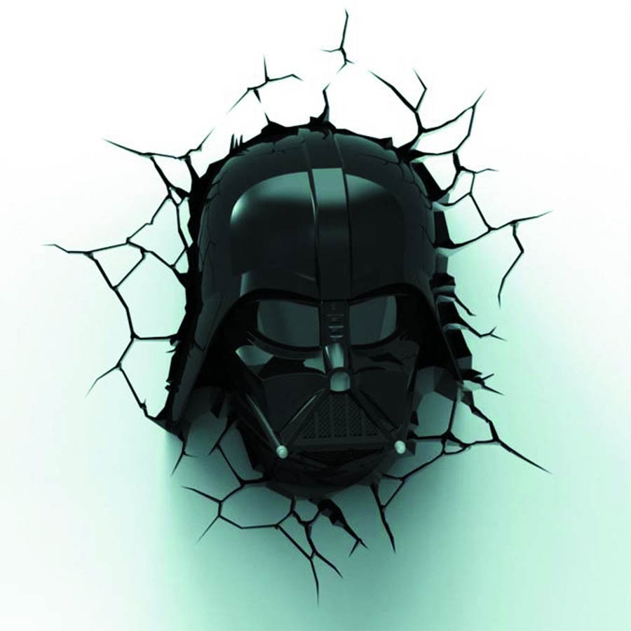 Star Wars Episode VII The Force Awakens 3D Wall Light - Darth Vader Helmet