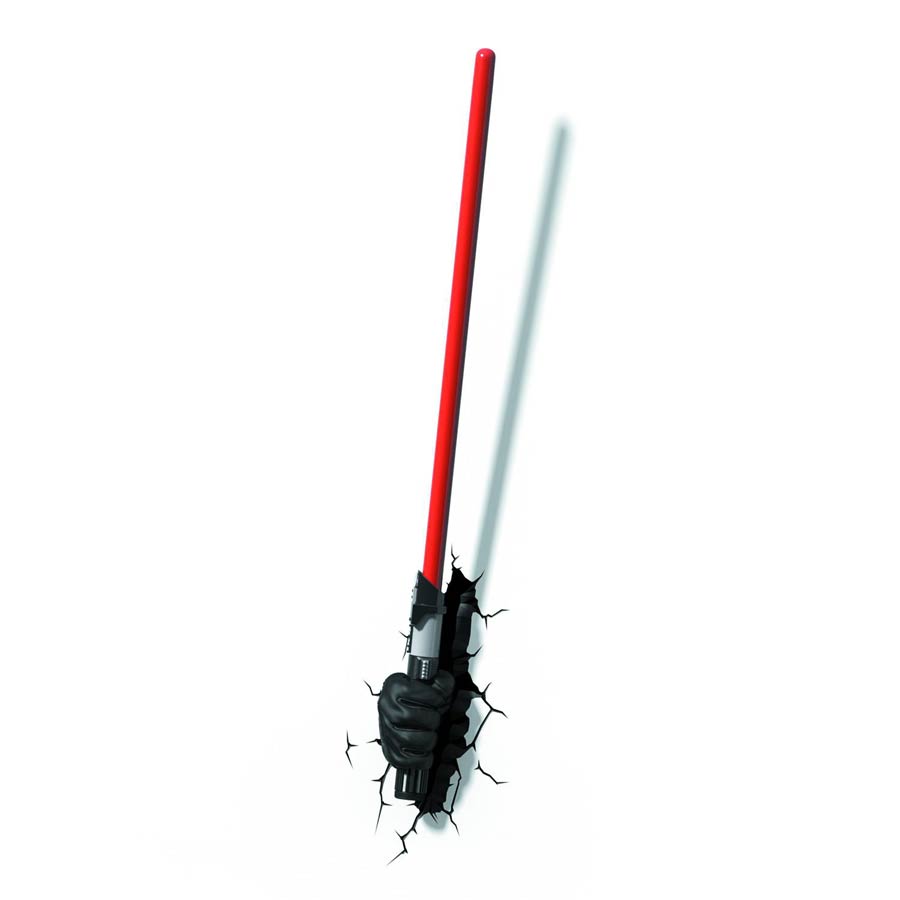 Star Wars Episode VII The Force Awakens 3D Wall Light - Darth Vader Lightsaber