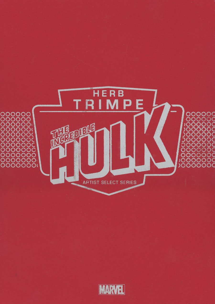 Incredible Hulk Herb Trimpe Marvel Artist Select Series HC