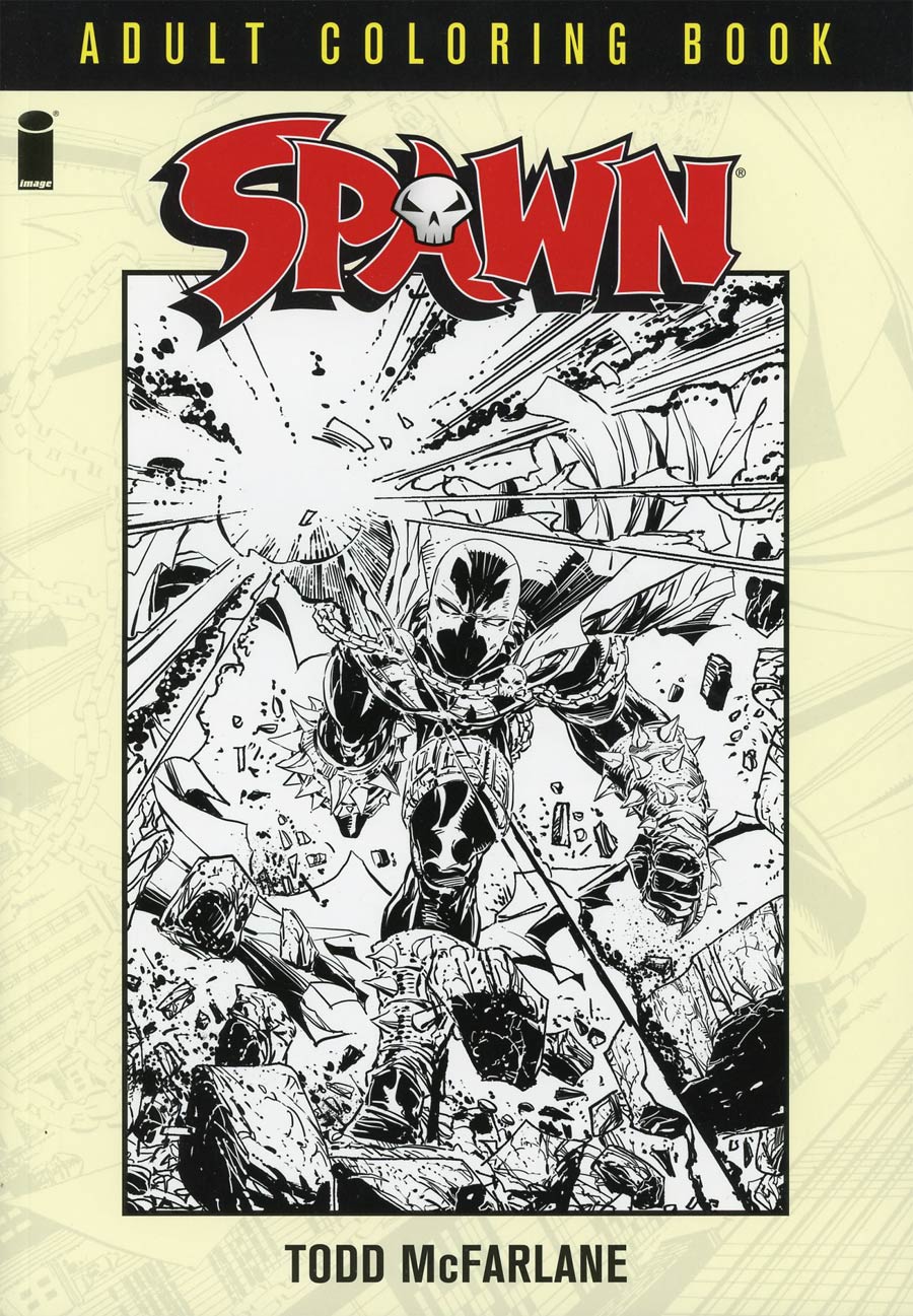 Spawn Adult Coloring Book TP