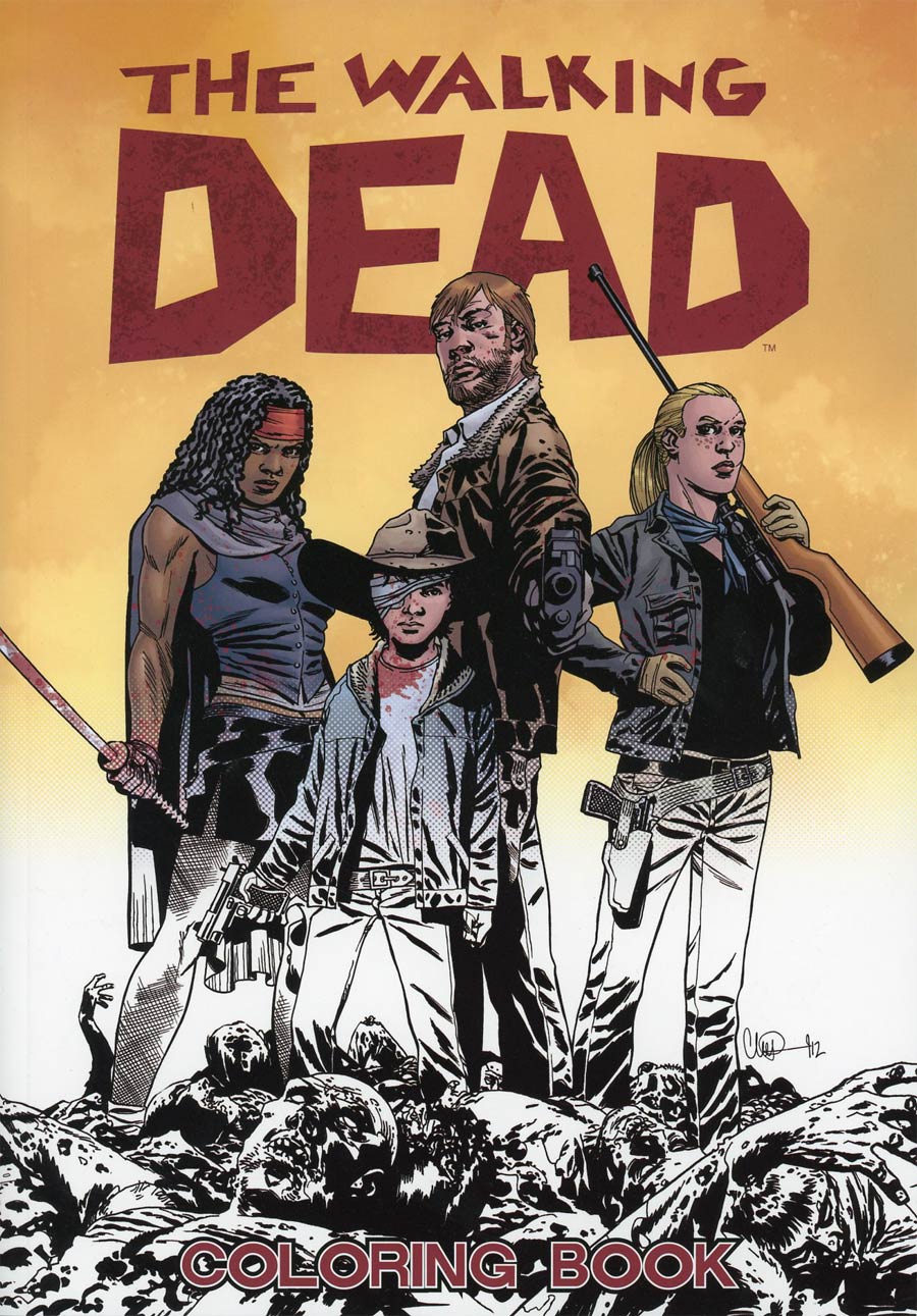 Walking Dead Adult Coloring Book TP