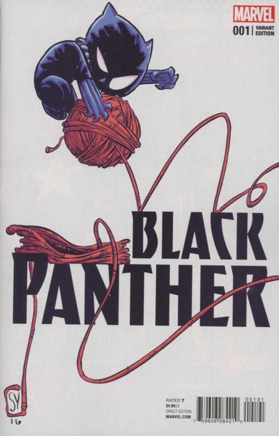 Black Panther Vol 6 #1 Cover E Variant Skottie Young Baby Cover