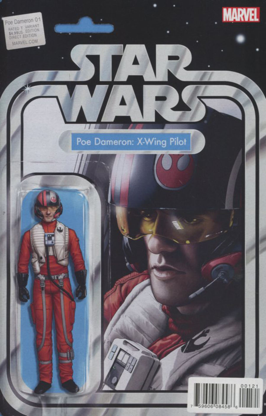 Star Wars Poe Dameron #1 Cover B Variant John Tyler Christopher Action Figure Cover