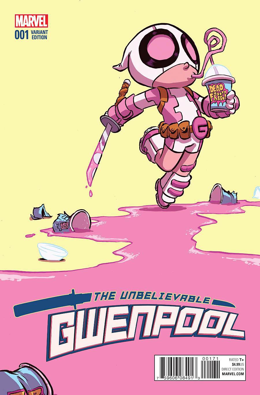 Gwenpool #1 Cover C Variant Skottie Young Baby Cover
