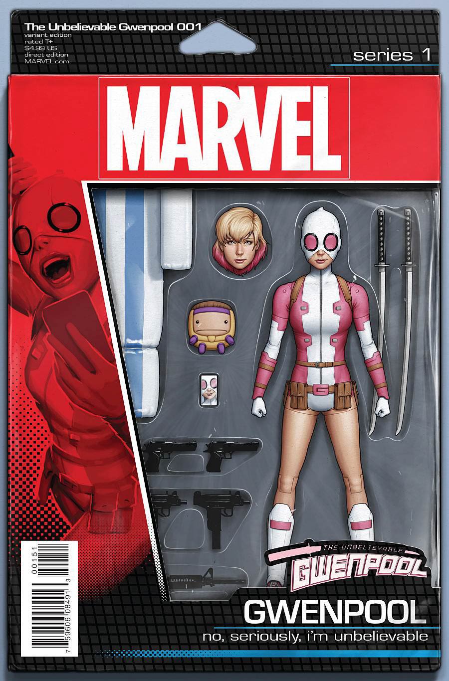 Gwenpool #1 Cover D Variant John Tyler Christopher Action Figure Cover